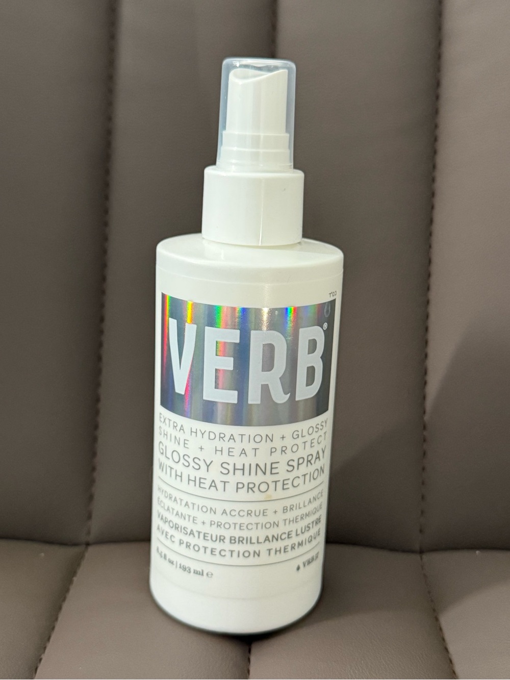 Verb High Shine Glossy Shine Spray with heat protection 6.5 oz NEW